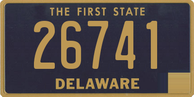 DE license plate 26741