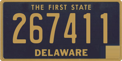 DE license plate 267411