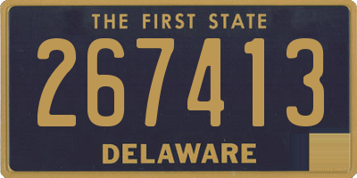 DE license plate 267413
