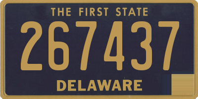 DE license plate 267437