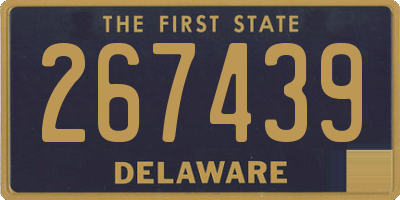 DE license plate 267439