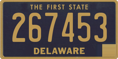 DE license plate 267453