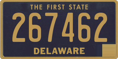 DE license plate 267462
