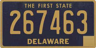 DE license plate 267463