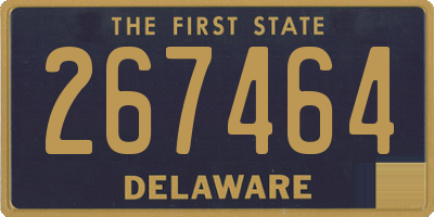 DE license plate 267464