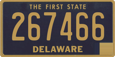 DE license plate 267466