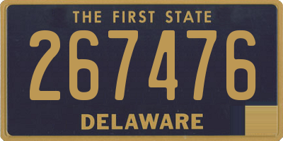 DE license plate 267476