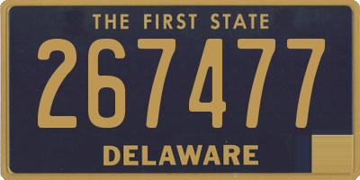 DE license plate 267477