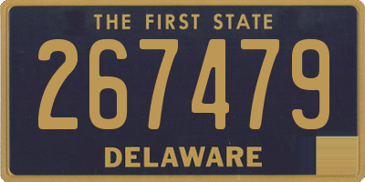 DE license plate 267479