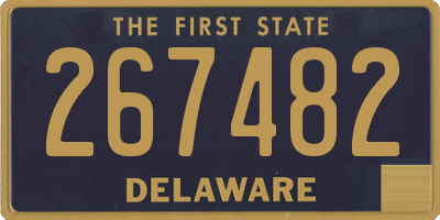 DE license plate 267482