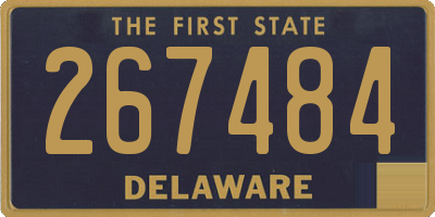 DE license plate 267484