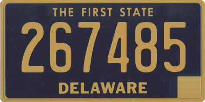 DE license plate 267485