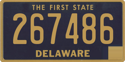 DE license plate 267486