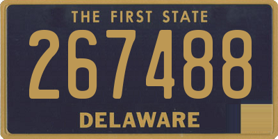 DE license plate 267488