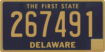DE license plate 267491