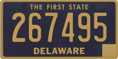 DE license plate 267495