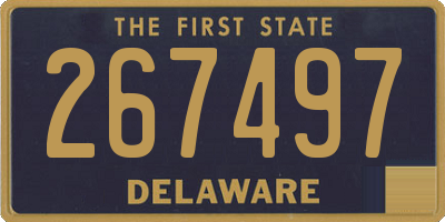 DE license plate 267497