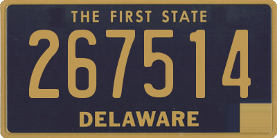 DE license plate 267514