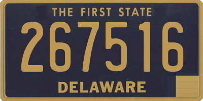 DE license plate 267516