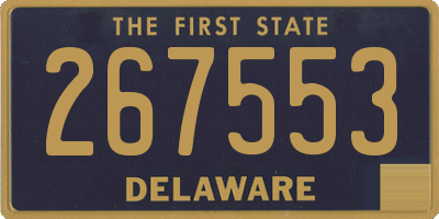 DE license plate 267553