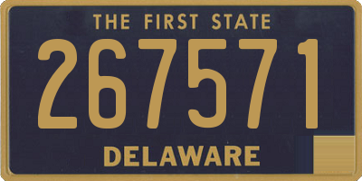 DE license plate 267571