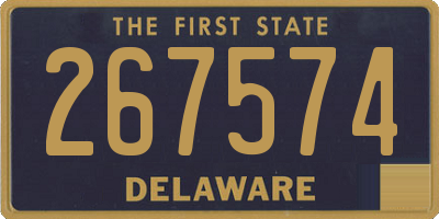 DE license plate 267574