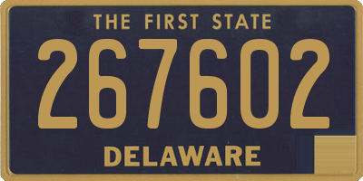 DE license plate 267602