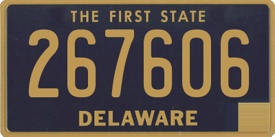 DE license plate 267606
