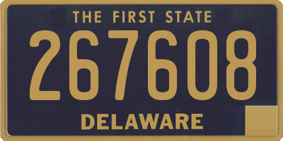DE license plate 267608
