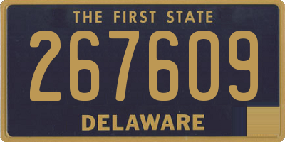 DE license plate 267609