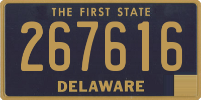 DE license plate 267616