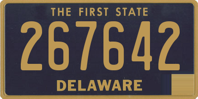 DE license plate 267642