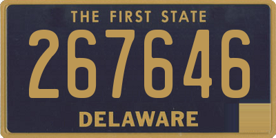DE license plate 267646