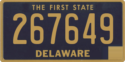 DE license plate 267649