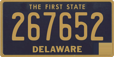 DE license plate 267652