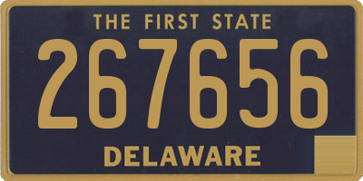 DE license plate 267656
