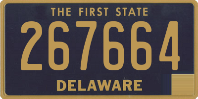 DE license plate 267664