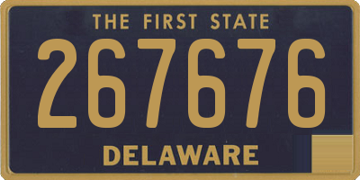 DE license plate 267676