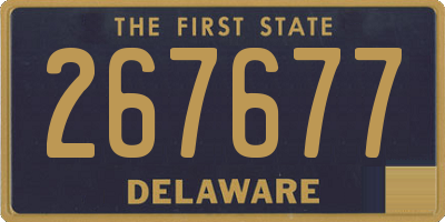 DE license plate 267677