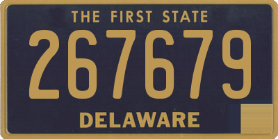 DE license plate 267679