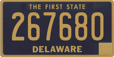 DE license plate 267680