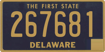 DE license plate 267681