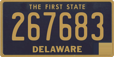 DE license plate 267683