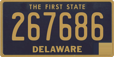 DE license plate 267686