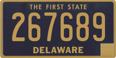 DE license plate 267689