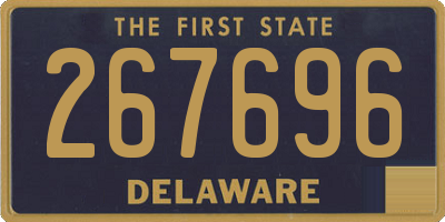 DE license plate 267696