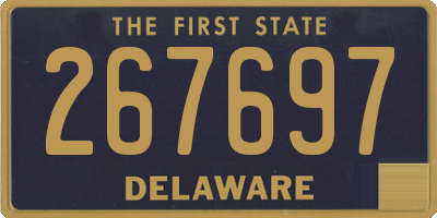 DE license plate 267697