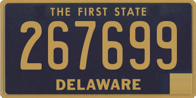DE license plate 267699