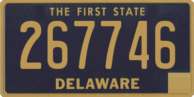 DE license plate 267746