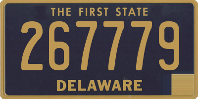 DE license plate 267779